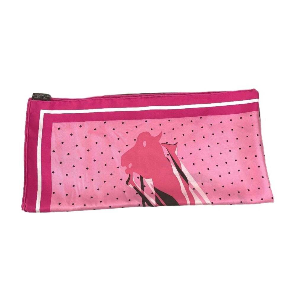HERMES Authentic Pink Silk Scarf - Picture 9 of 13